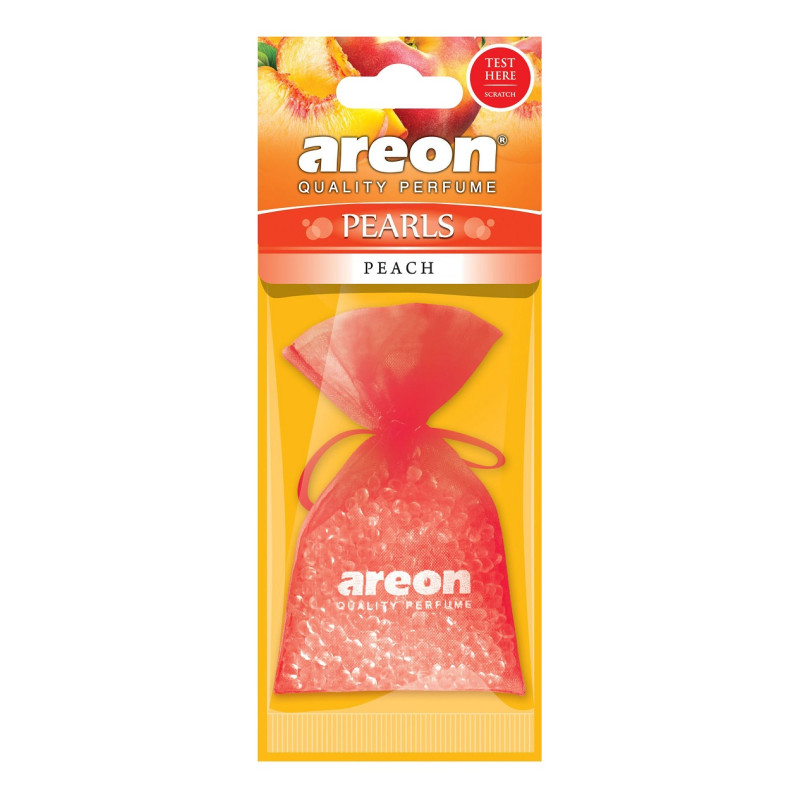 Ароматизатор подвесной AREON PEARLS Peach мешочек   пропитанный 30гр