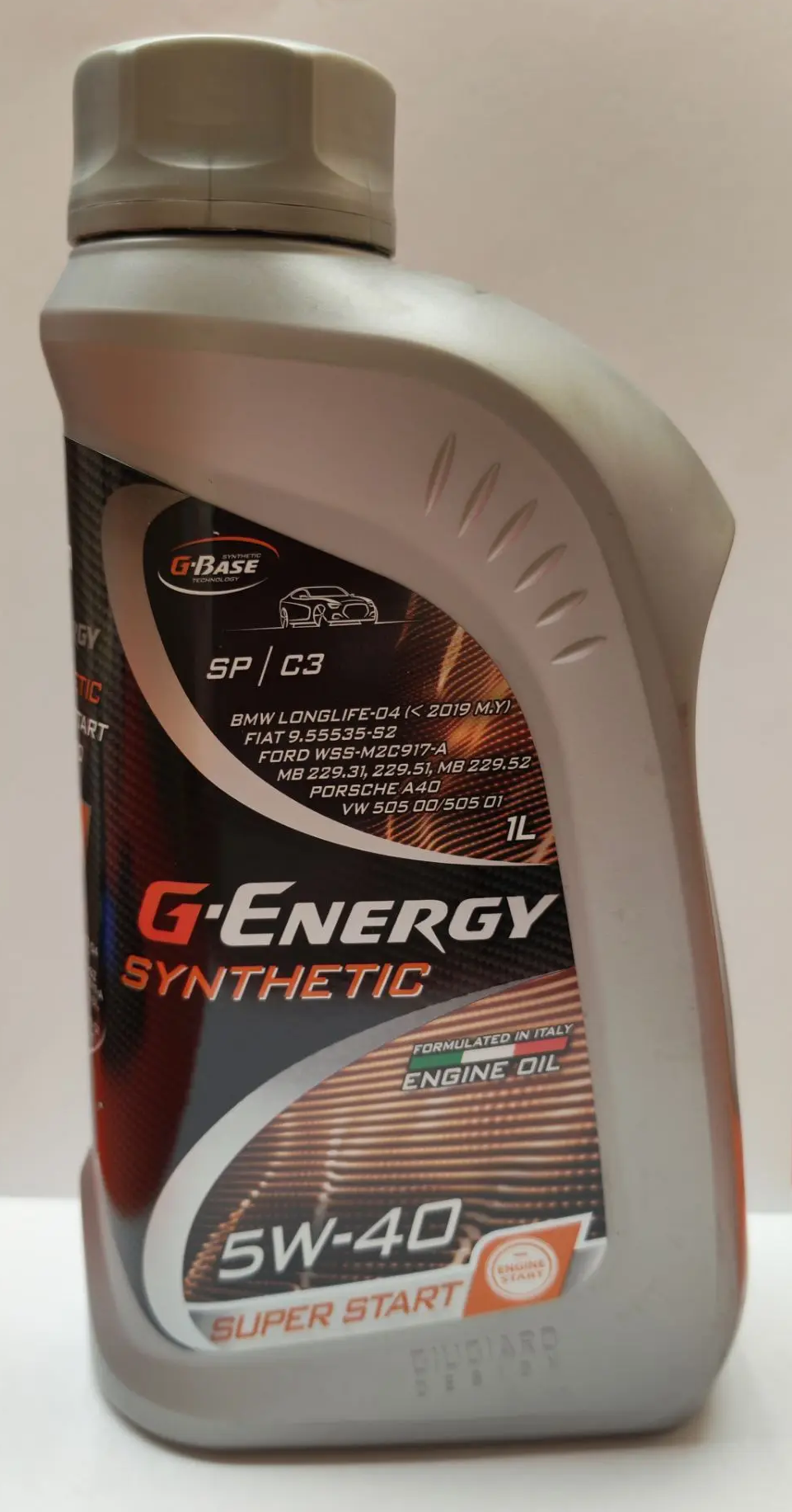 G-Energy Synthetic Super Start 5w40 SP/CF, C3 1 л синт