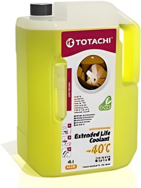 Антифриз TOTACHI  ELС -40°C Green желтый 4л